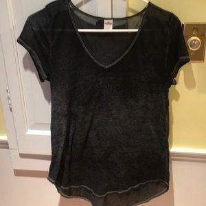 Small Sheer holister gray T-shirt